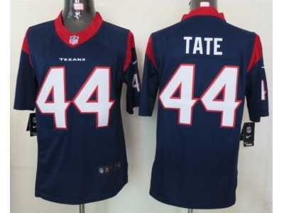 Nike NFL Houston Texans #44 Tate Blue Jerseys(Limited)