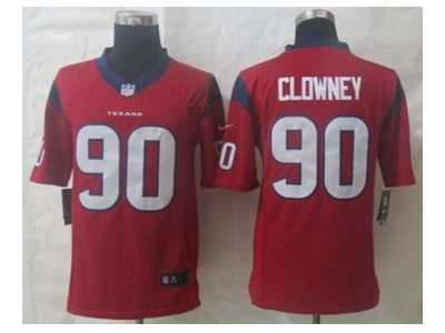 Nike jerseys houston texans #90 clowney red[Limited][clowney]