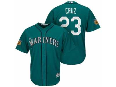 Men's Seattle Mariners #23 Nelson Cruz 2017 Spring Training Cool Base Stitched MLB Jersey