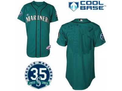 mlb Seattle Mariners blank green Cool Base[35th Anniversary]