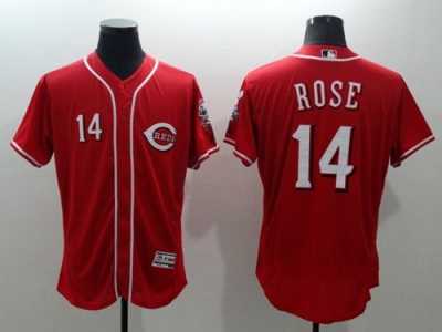 Cincinnati Reds #14 Pete Rose Red Flexbase Authentic Collection Stitched Baseball Jersey