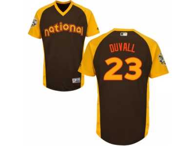 Cincinnati Reds #23 Adam Duvall Brown Flexbase Authentic Collection 2016 All-Star National League Stitched Baseball Jersey