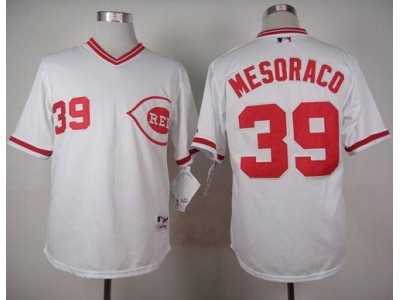 MLB Cincinnati Reds #39 Devin Mesoraco White 1990 Turn Back The Clock Stitched Baseball jerseys