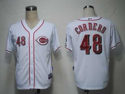 MLB Cincinnati Reds #48 Cordero White[Cool Base]