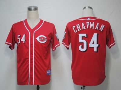 MLB Cincinnati Reds #54 Chapman Red[Cool Base]