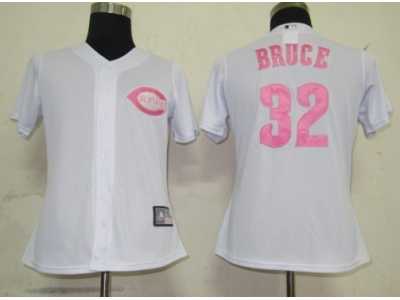 MLB Women Jerseys Cincinnati Reds #32 Bruce White