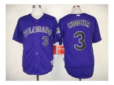 MLB colorado rockies #3 cuddyer purple jerseys