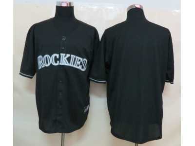 mlb jerseys colorado rockies blank black[fashion]