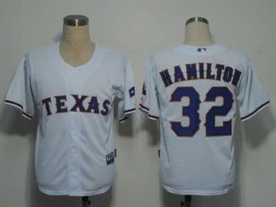 MLB Texas Rangers #32 Hamilton White[Cool Base]