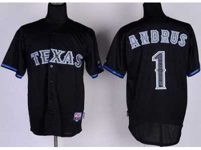 MLB jerseys Texas Rangers #1 Elvis Andrus Black
