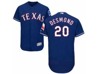 Men's Majestic Texas Rangers #20 Ian Desmond Royal Blue Flexbase Authentic Collection MLB Jersey