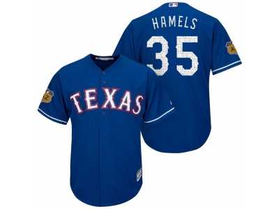 Men\'s Texas Rangers #35 Cole Hamels 2017 Spring Training Cool Base Stitched MLB Jersey