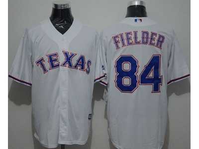 Texas Rangers #84 Prince Fielder White New Cool Base Stitched Baseball Jersey
