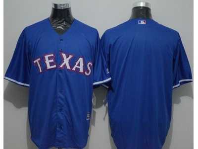 Texas Rangers Blank Blue New Cool Base Stitched Baseball Jersey