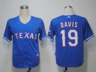 mlb texas rangers #19 davis blue[cool base]