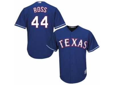 Youth Majestic Texas Rangers #44 Tyson Ross Replica Royal Blue Alternate 2 Cool Base MLB Jersey