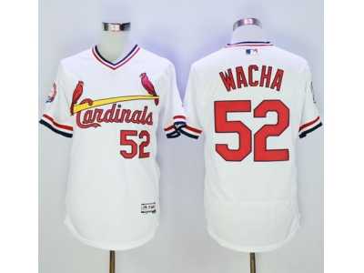 MLB Men St.Louis Cardinals #52 Michael Wacha White Flexbase Authentic Collection Cooperstown Stitched Baseball Jersey