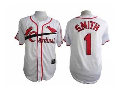 MLB st.louis cardinals #1 smith white[75 th] jerseys