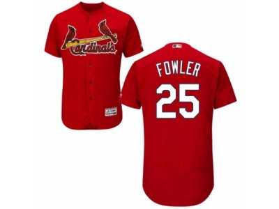 Men\'s Majestic St. Louis Cardinals #25 Dexter Fowler Red Flexbase Authentic Collection MLB Jersey
