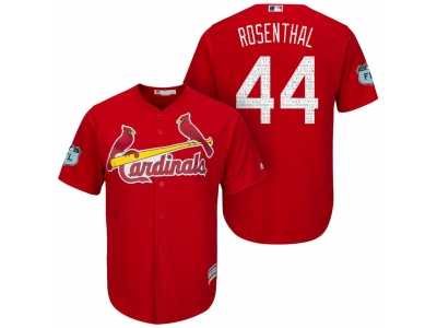 Men's St.Louis Cardinals #44 Trevor Rosenthal 2017 Spring Training Cool Base Stitched MLB Jersey