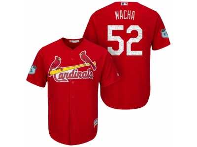 Men's St.Louis Cardinals #52 Michael Wacha 2017 Spring Training Cool Base Stitched MLB Jersey