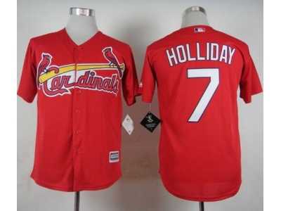 St. Louis Cardinals #7 Matt Holliday Red Cool Base Stitched Baseball Jersey