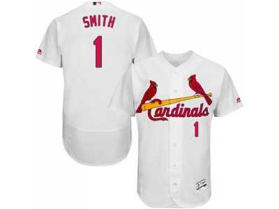 St.Louis Cardinals #1 Ozzie Smith White Flexbase Authentic Collection Stitched Baseball Jersey