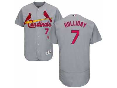 St.Louis Cardinals #7 Matt Holliday Grey Flexbase Authentic Collection Stitched Baseball Jersey