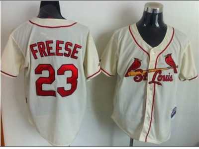 mlb jerseys st.louis cardinals #23 freese cream