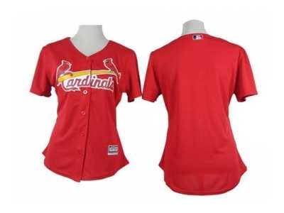 women mlb jerseys st. louis cardinals blank red