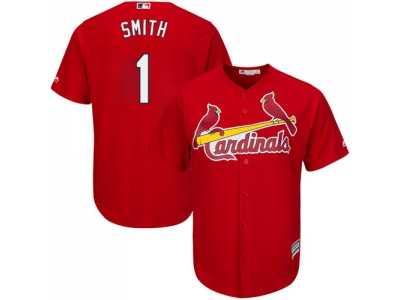 Youth St.Louis Cardinals #1 Ozzie Smith Red Cool Base Stitched MLB Jersey