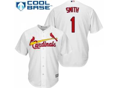 Youth St.Louis Cardinals #1 Ozzie Smith White Cool Base Stitched MLB Jersey