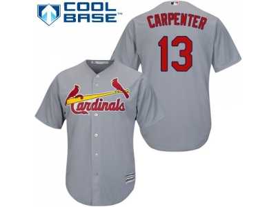 Youth St.Louis Cardinals #13 Matt Carpenter Grey Cool Base Stitched MLB Jersey