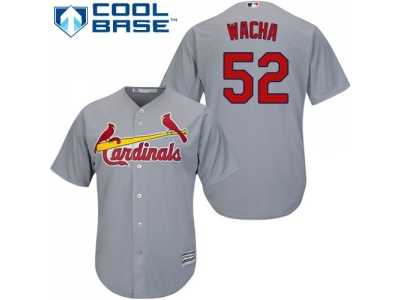 Youth St.Louis Cardinals #52 Michael Wacha Grey Cool Base Stitched MLB Jersey