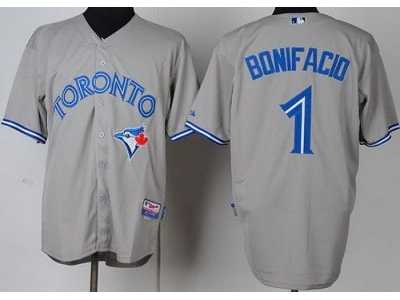 MLB Toronto Blue Jays #1 Emilio Bonifacio Grey(Cool Base)