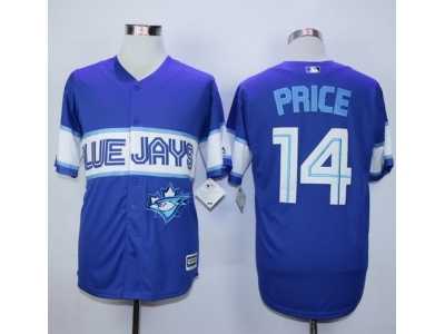 MLB Toronto Blue Jays #14 David Price Blue Exclusive New Jerseys