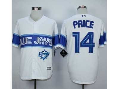MLB Toronto Blue Jays #14 David Price White Exclusive New Jerseys