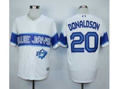 MLB Toronto Blue Jays #20 Josh Donaldson White Exclusive New Jerseys