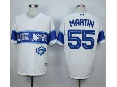 MLB Toronto Blue Jays #55 Russell Martin White Exclusive New Jerseys
