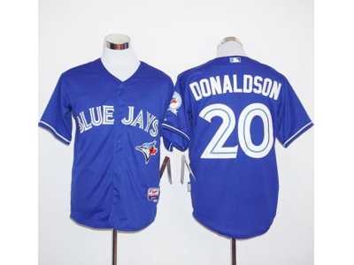 Toronto Blue Jays #20 Josh Donaldson Blue Alternate Cool Base Stitched MLB Jersey