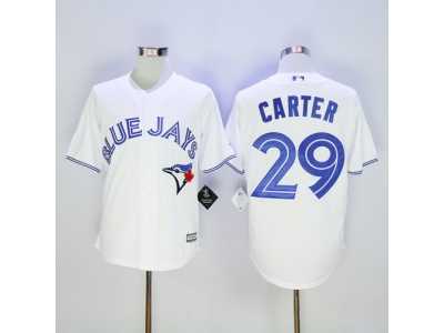 Toronto Blue Jays #29 Joe Carter White New Cool Base Stitched MLB Jersey