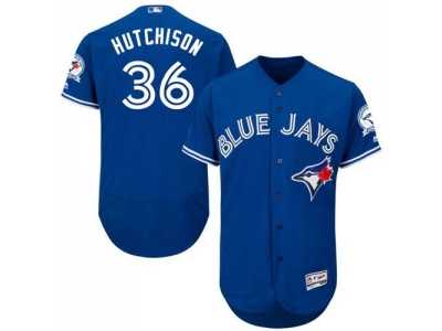 Toronto Blue Jays #36 Drew Hutchison Blue Flexbase Authentic Collection Stitched Baseball Jersey