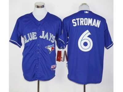 Toronto Blue Jays #6 Marcus Stroman Blue Alternate Cool Base Stitched Baseball Jersey