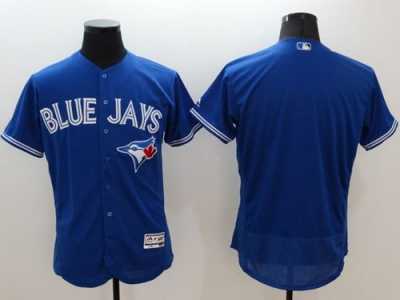 Toronto Blue Jays Blank Blue Flexbase Authentic Collection Stitched Baseball Jersey