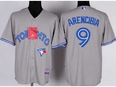 mlb Toronto Blue Jays #9 J.P. Arencibia Grey[Cool Base]
