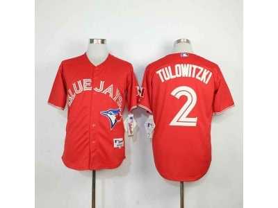 mlb jerseys toronto blue jays #2 tulowitzki red
