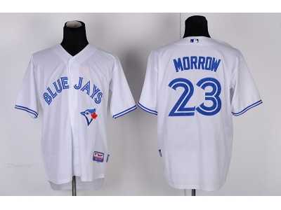 mlb jerseys toronto blue jays #23 morrow white[2012 new]