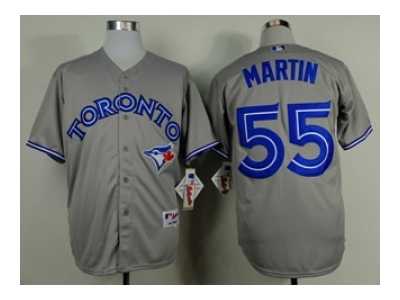 mlb jerseys toronto blue jays #55 martin grey[martin]