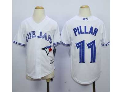 Youth Mlb Toronto Blue Jays #11 Kevin Pillar white jerseys