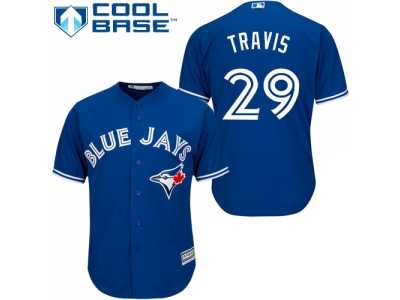 Youth Toronto Blue Jays #29 Devon Travis Blue Cool Base Stitched MLB Jersey
